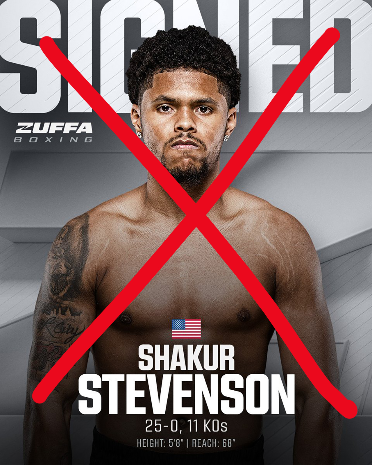 Barely 100 days since signing with Zuffa Boxing on July 9, Shakur Stevenson sought and received his release. Photo: Zuffa Boxing